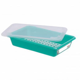 Tupperware Plastic Xtreme Meal Holder, Blue, Black, Stackable, Spill-Proof,  Ample Space