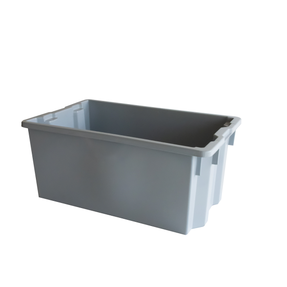 Nestable stacking container 750 x 460 x 310 mm - 70 L - 2 colours