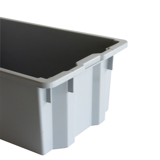 Nestable stacking container 750 x 460 x 310 mm - 70 L - 2 colours