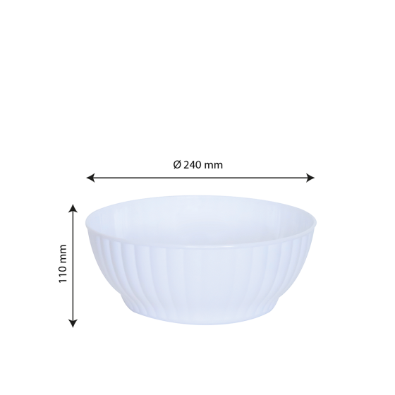 Bowl 24 cm - white